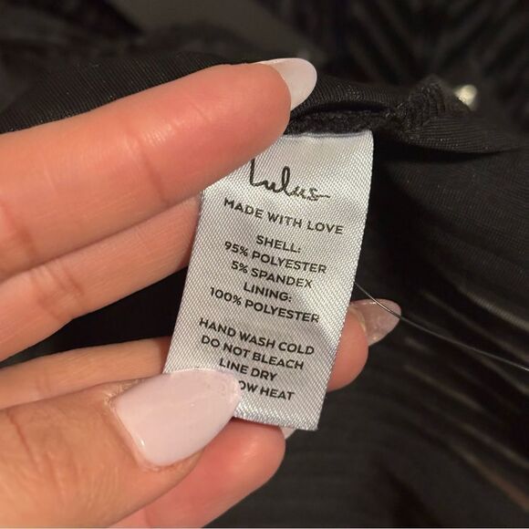 NWT Lulus Always Alluring Striped Velvet Cutout Bustier Bodysuit- Size Small - Picture 8 of 13